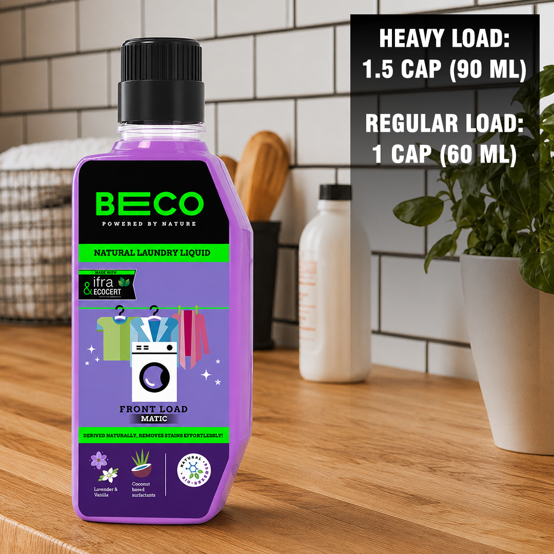 Natural Laundry Cleaner Liquid | Front Load - 960 ml