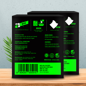 Reusable Bamboo Kitchen Towel - Trial Pack - 3 Sheets | Pack of 2^^