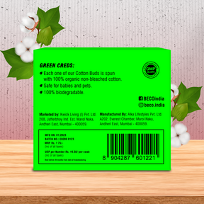 Cotton Buds with Recycled Paper Sticks - 100 Sticks_EMP