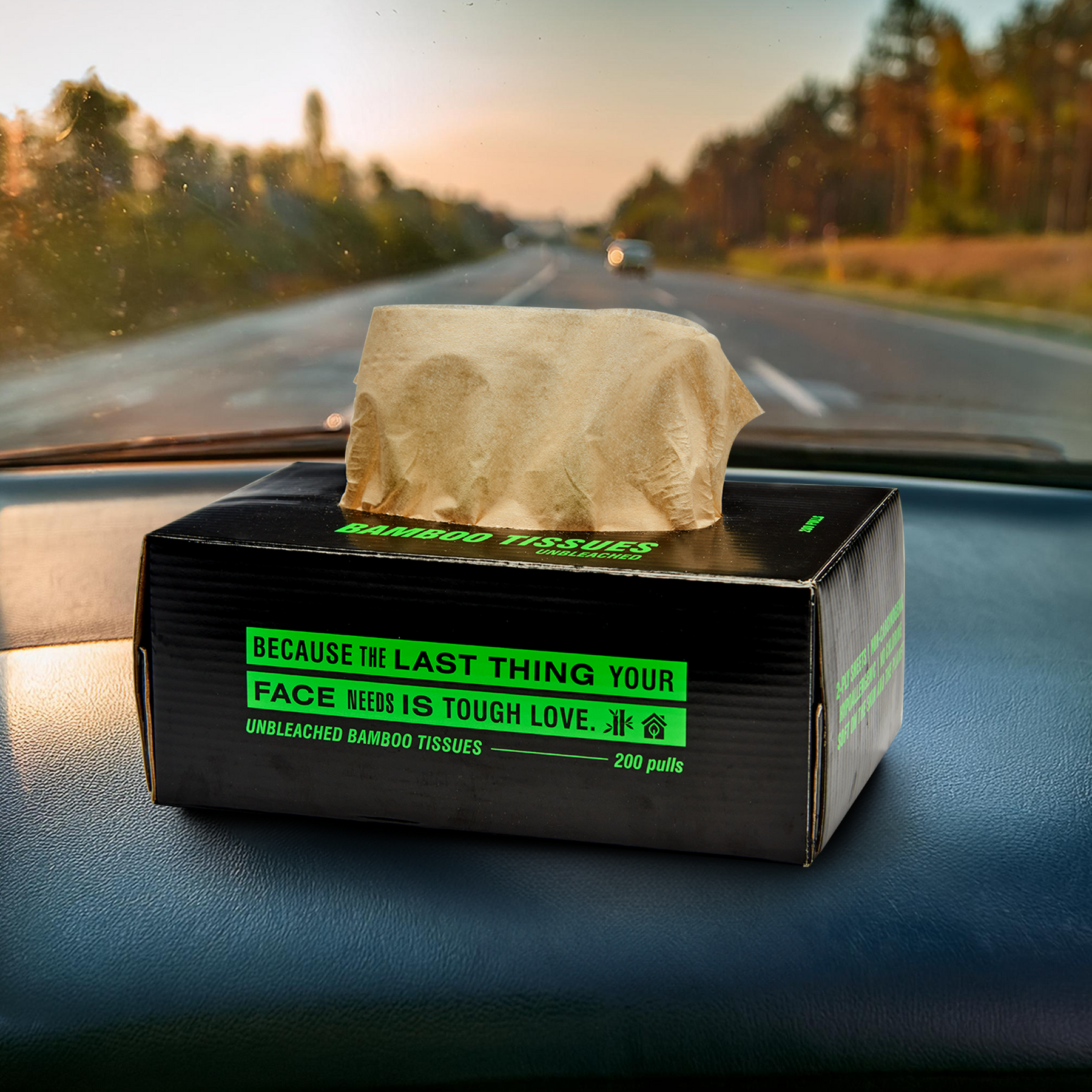 Bamboo Facial Tissues - 200 pulls_