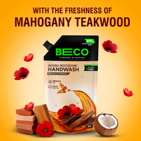 Natural Moisturising Handwash Mahogany Teakwood - 675 ml