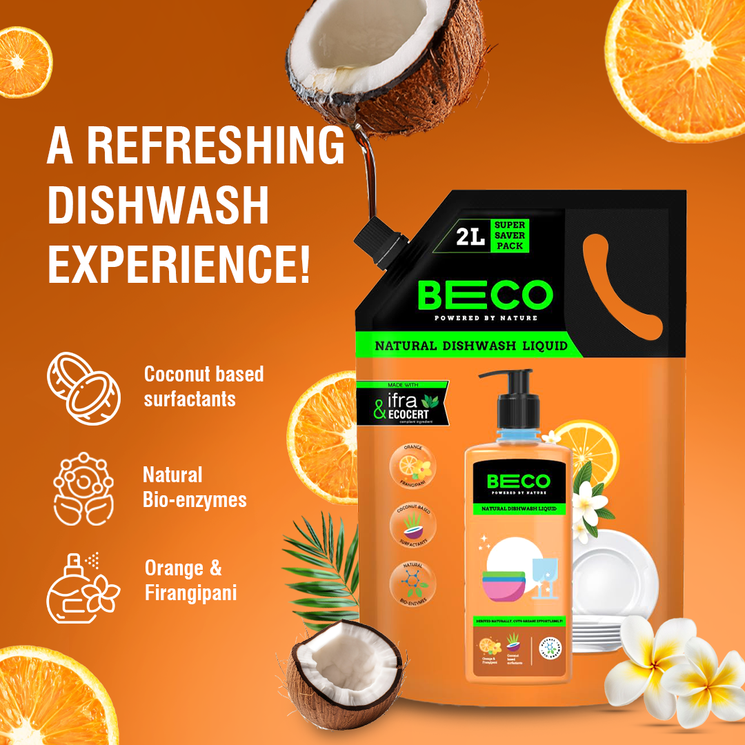 Natural Dishwash Liquid Refill - 2 litre_