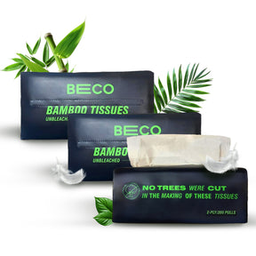 Bamboo Facial Tissues - 200 pulls | Pack of 3