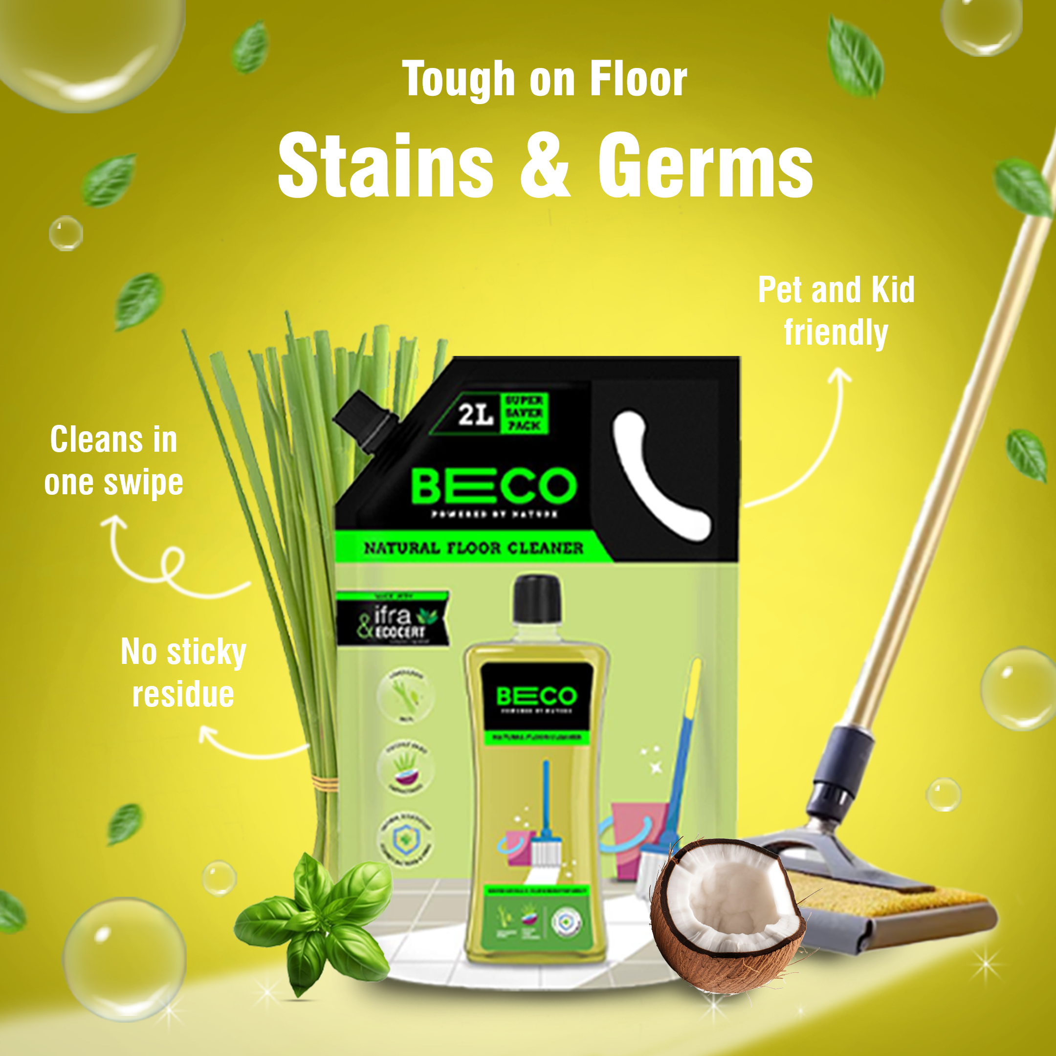 Natural Floor Cleaner Liquid - 500 ml