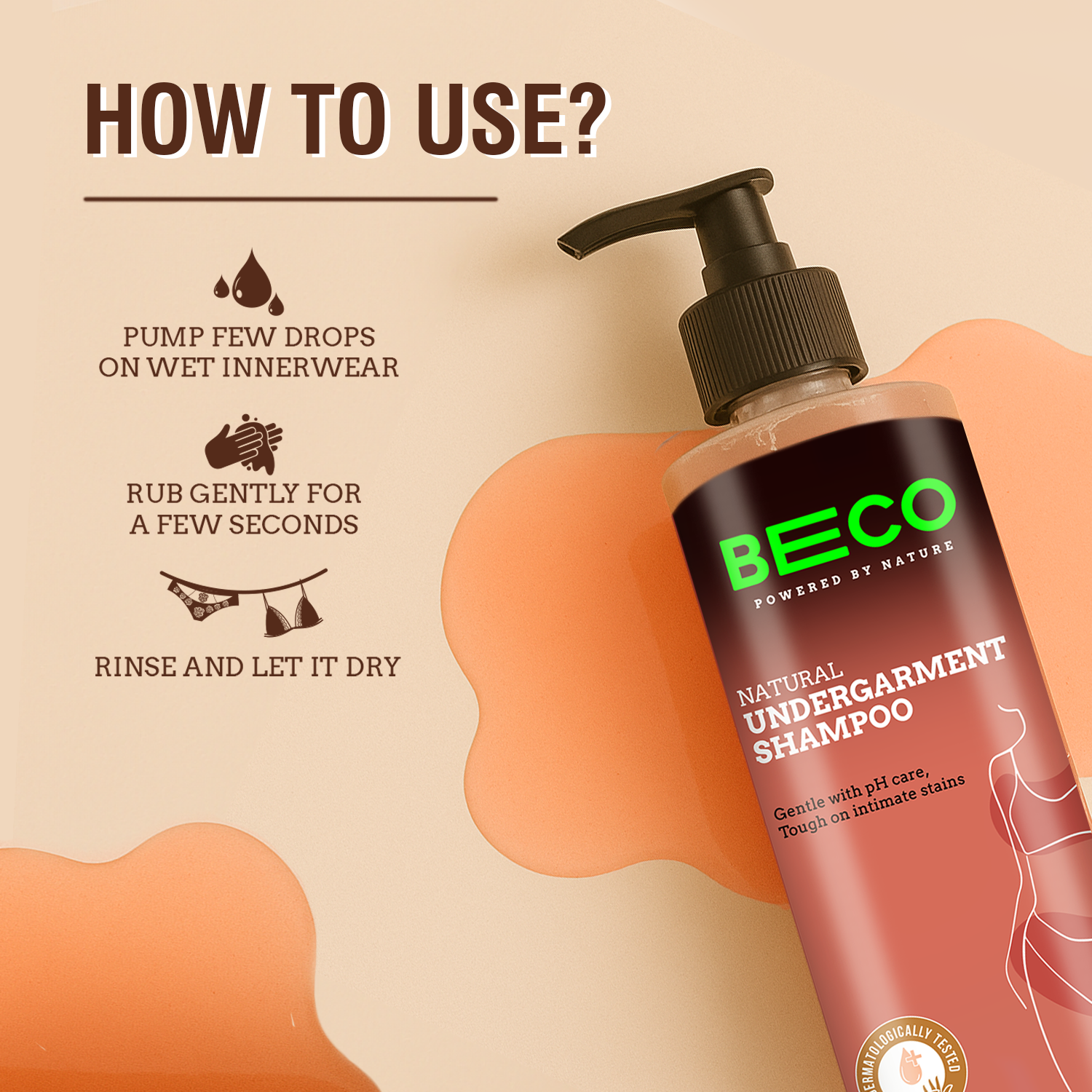 Natural Undergarment Liquid Shampoo 500 Ml_