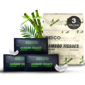 Bamboo Facial Tissues - 200 pulls | Pack of 3