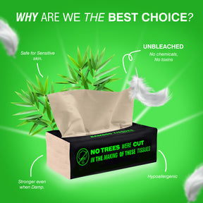 Bamboo Facial Tissues - 200 pulls | Pack of 3