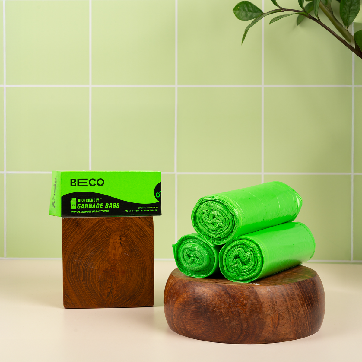 Biofriendly Garbage Bags - Medium - 30 bags/roll..