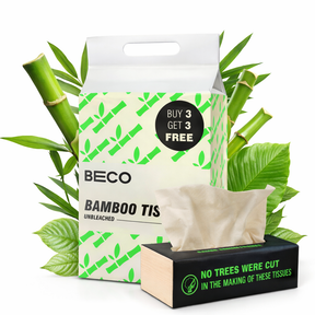 Bamboo Facial Tissues - 100 pulls | Pack of 6