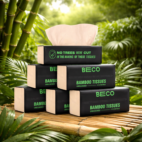 Bamboo Facial Tissues - 100 pulls | Pack of 6