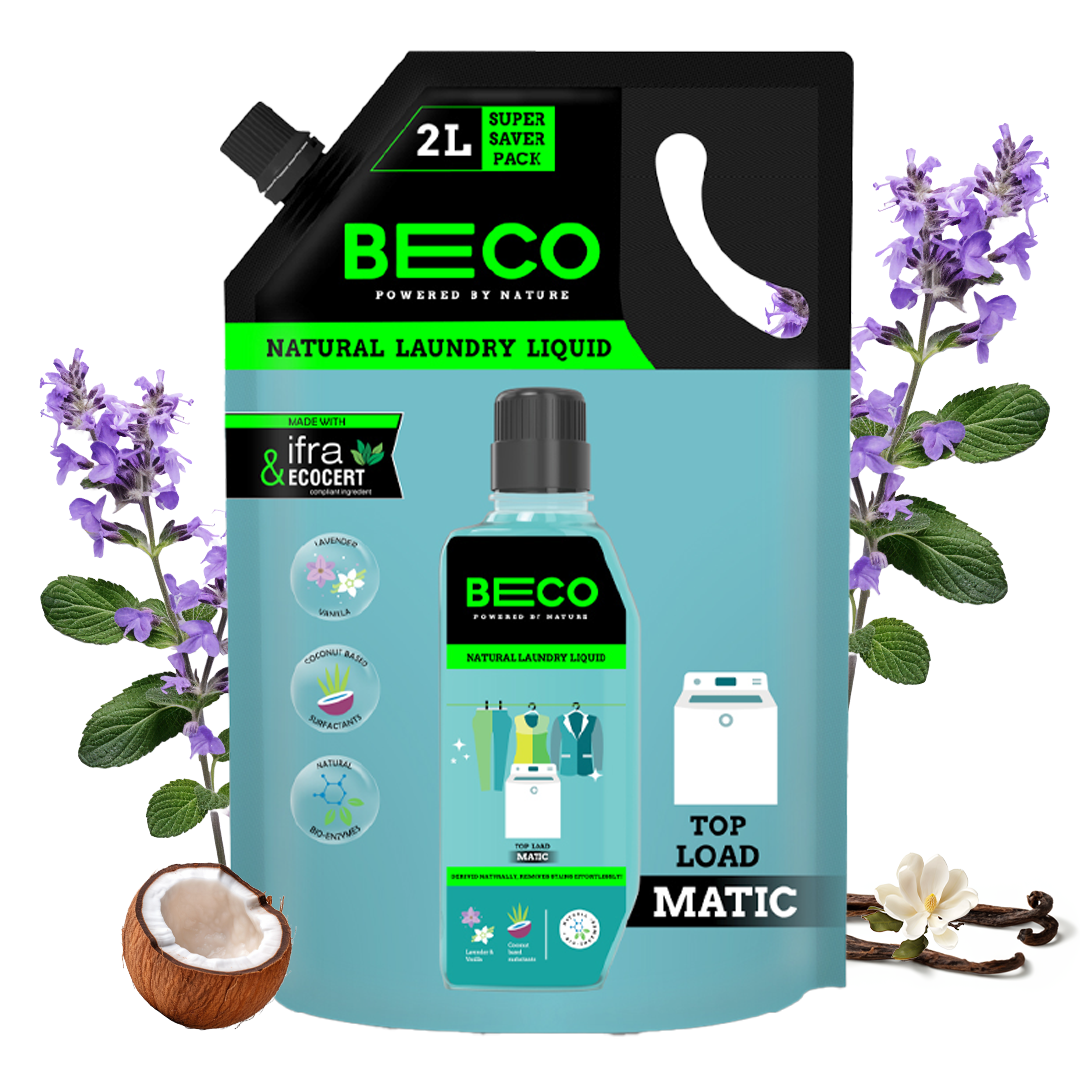 Natural Laundry Cleaner Liquid Refill | Top Load - 2 litre_