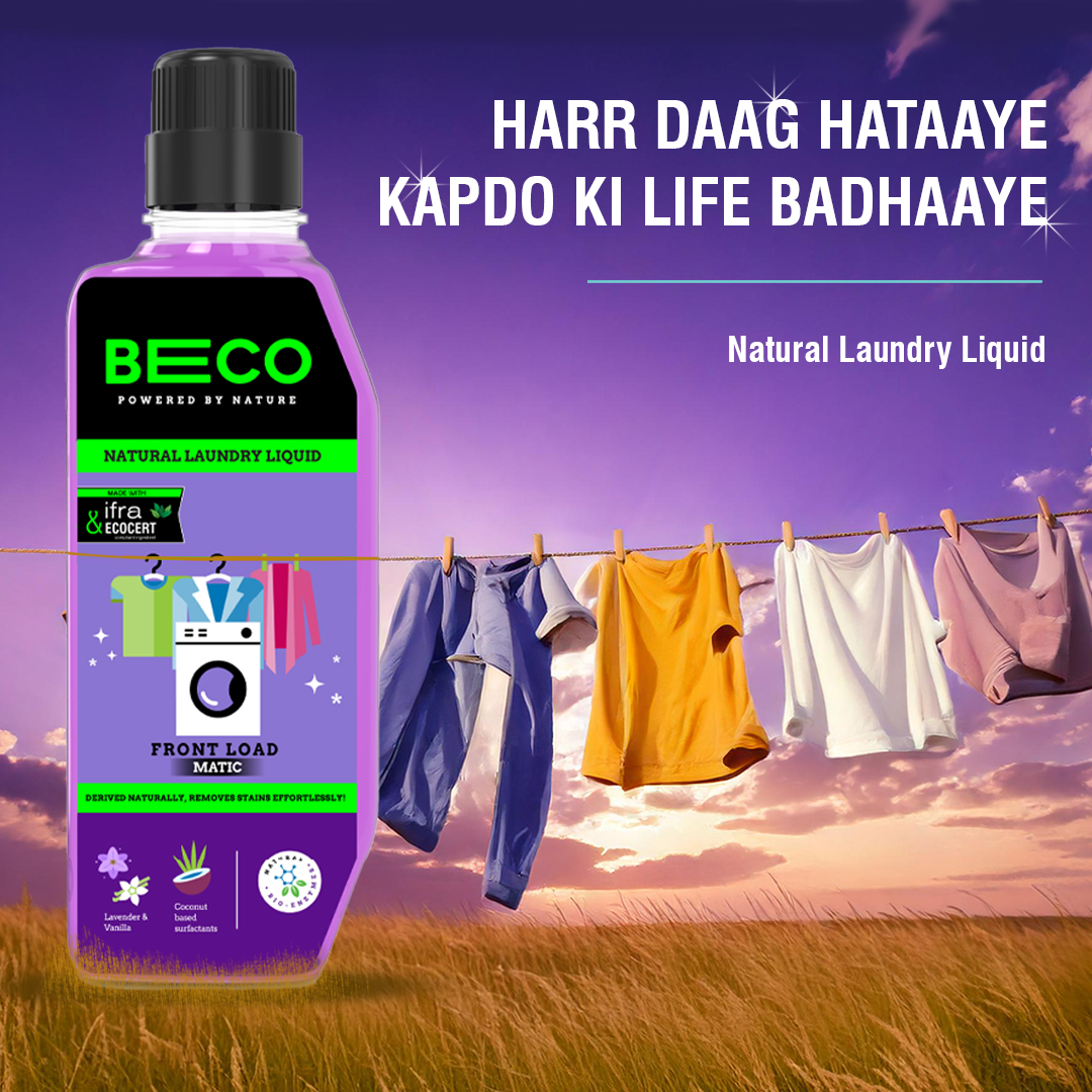 Natural Laundry Cleaner Liquid Refill | Front Load - 2 litre_