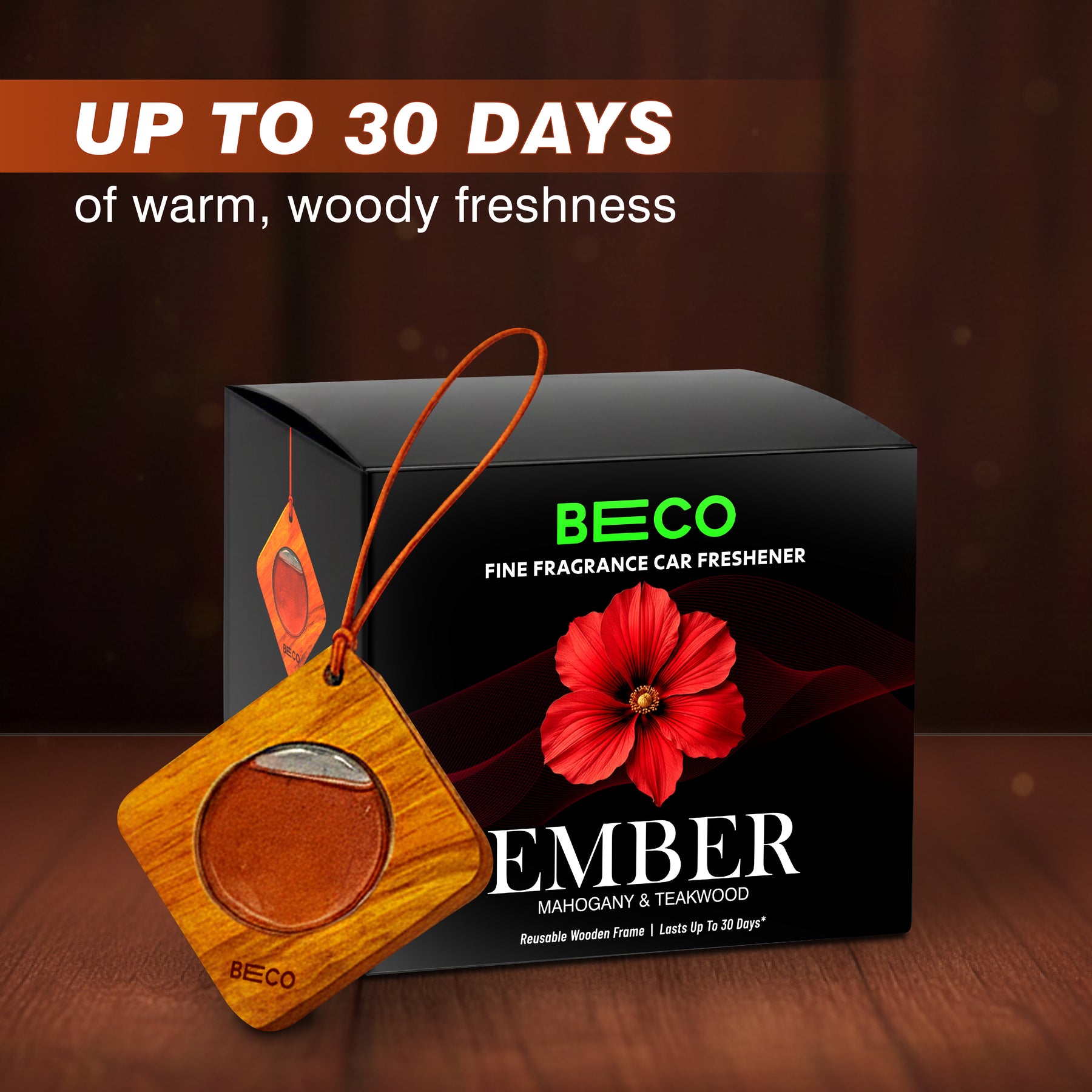Fine Fragrance Car Freshener - Ember (Pack of 3)