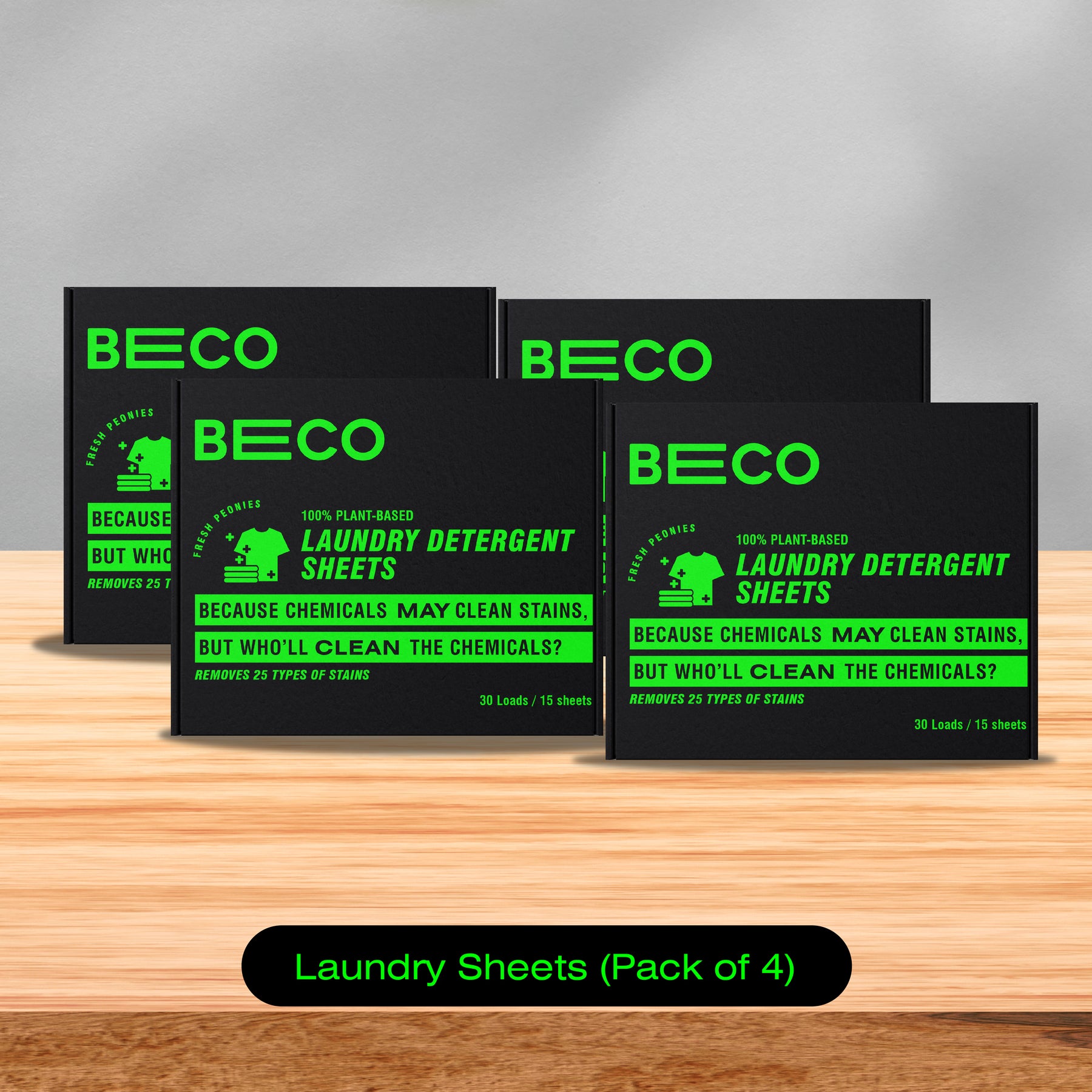 Laundry Detergent Sheets - Trial Pack | Pack of 4