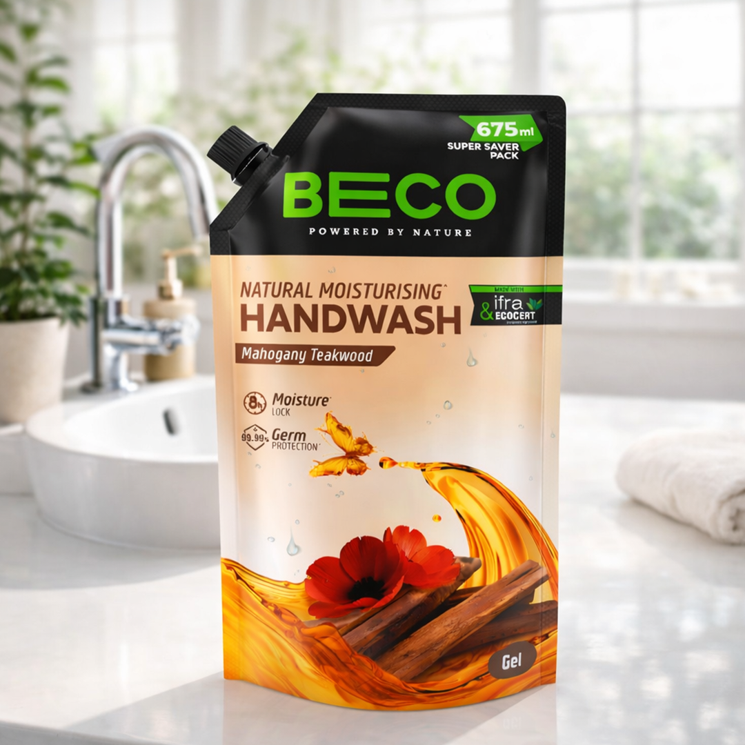 Natural Moisturising Handwash Mahogany Teakwood - 675 ml