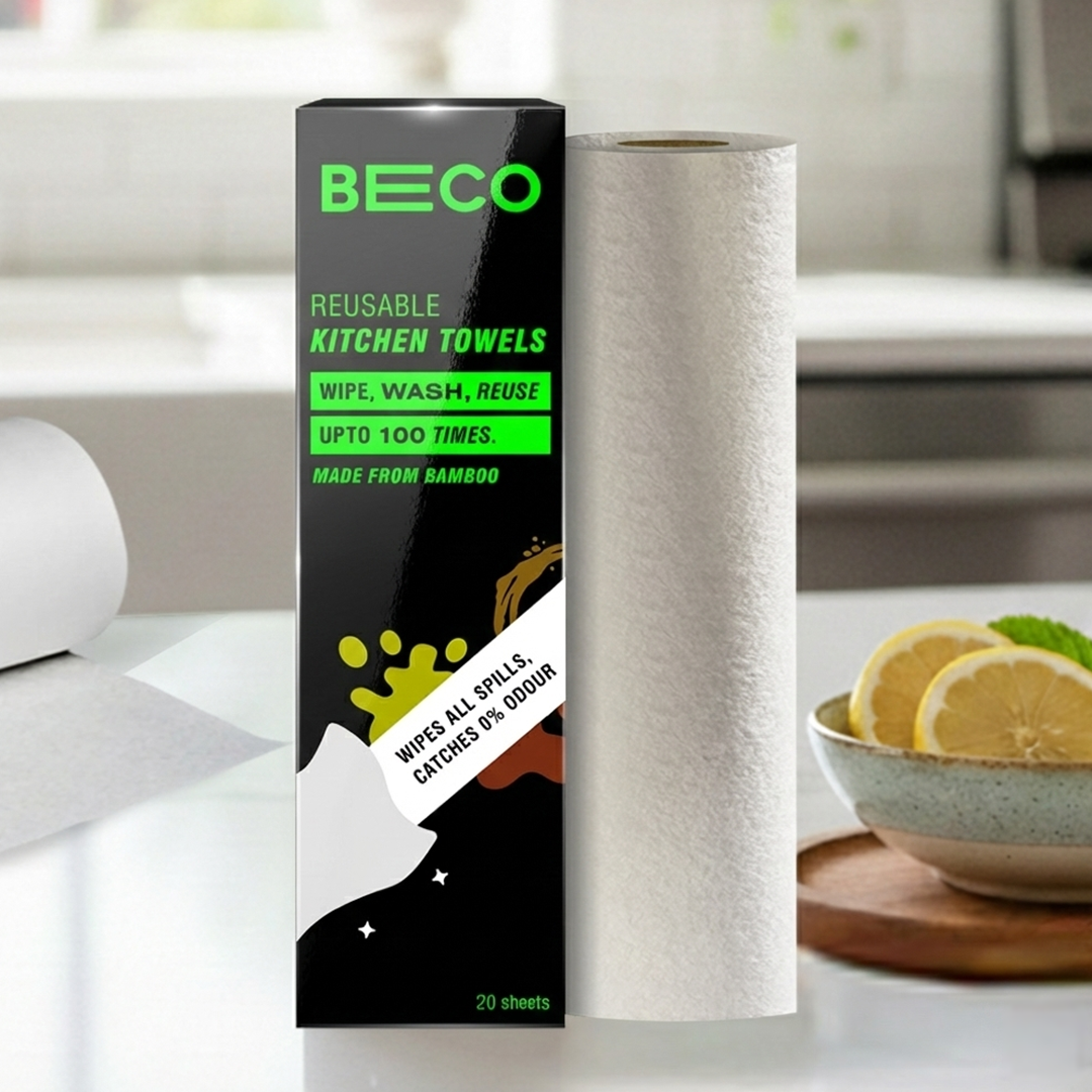Reusable Bamboo Kitchen Towel - 20 Sheets