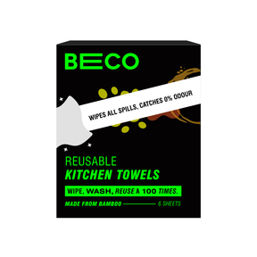 Reusable Bamboo Kitchen Towel - 6 Sheets