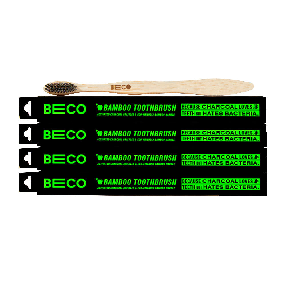 Bamboo Toothbrush - Pack Of 4 | Beco