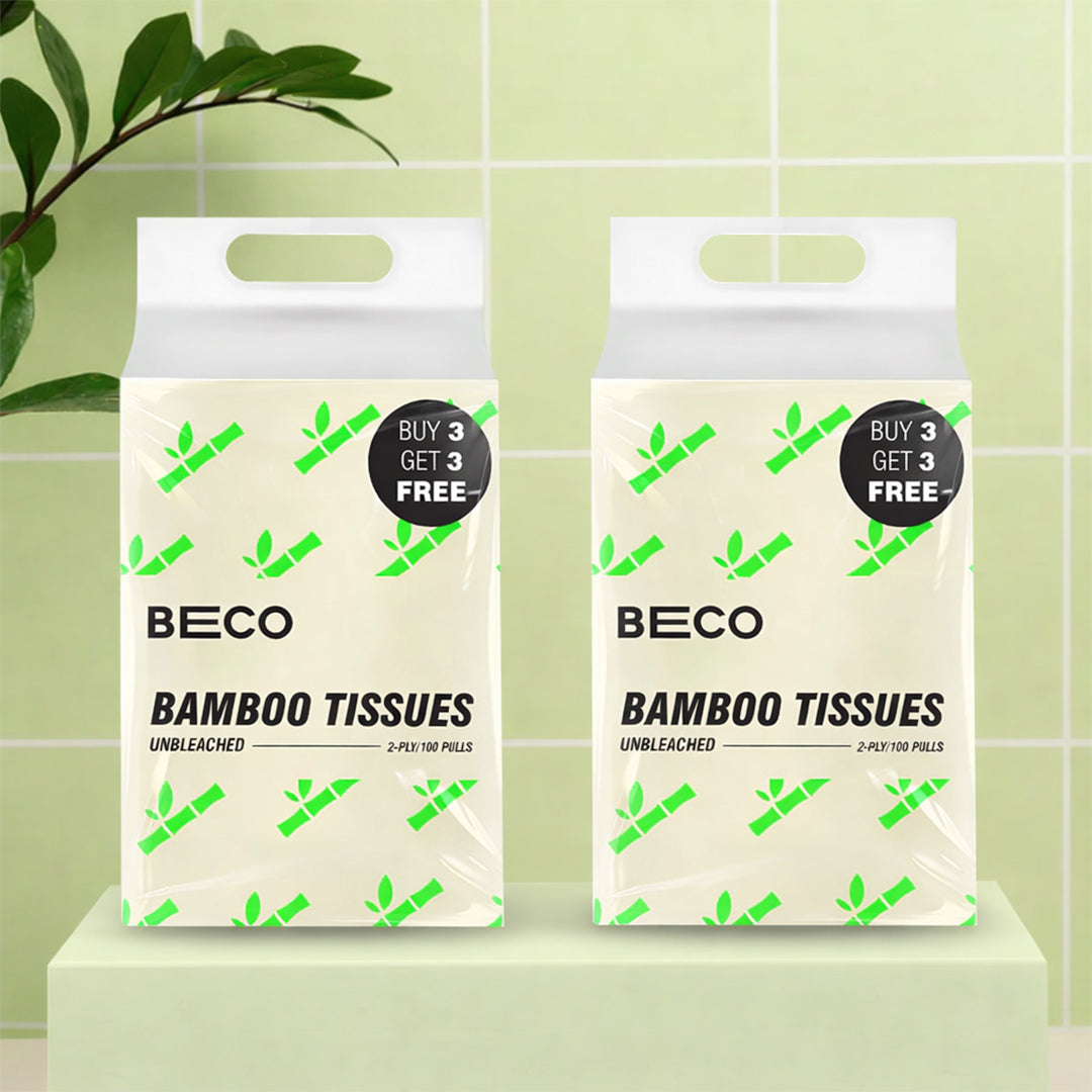 Bamboo Facial Tissues - 100 pulls | Pack of 12