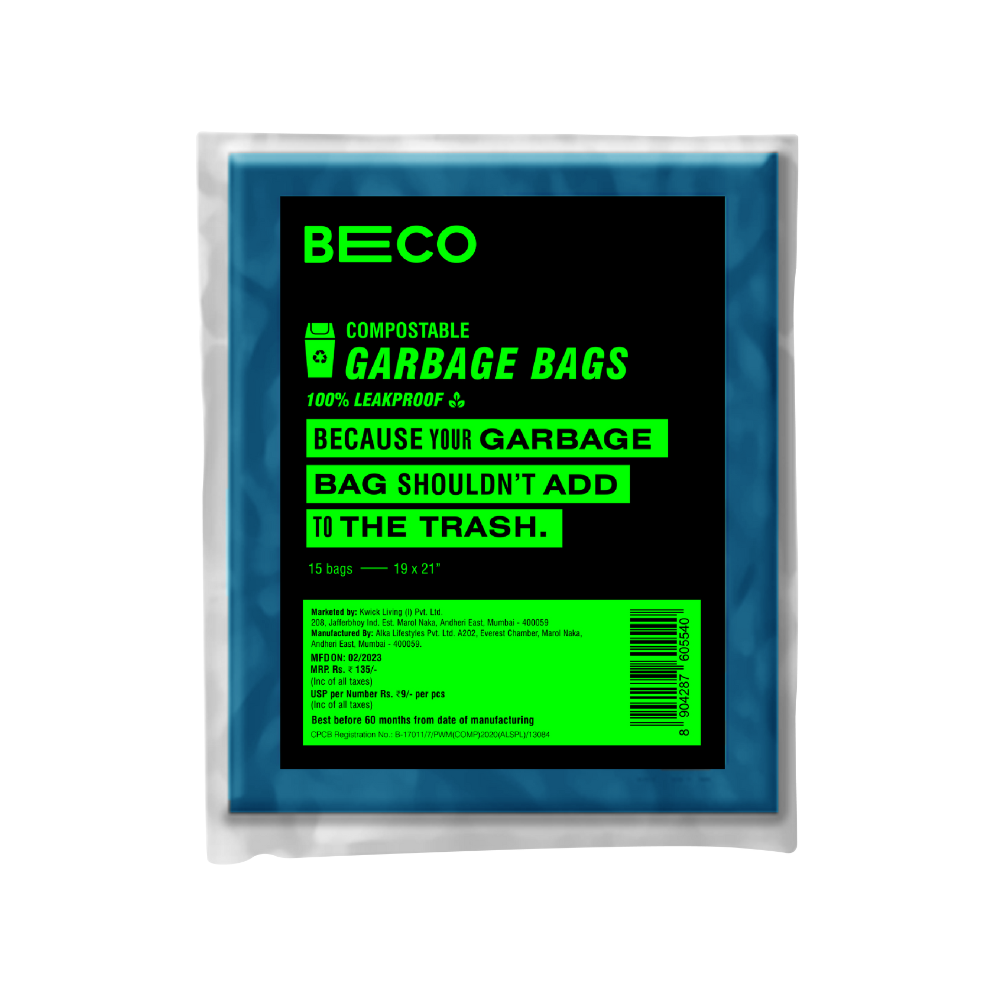 Compostable Garbage Bags medium - Blue