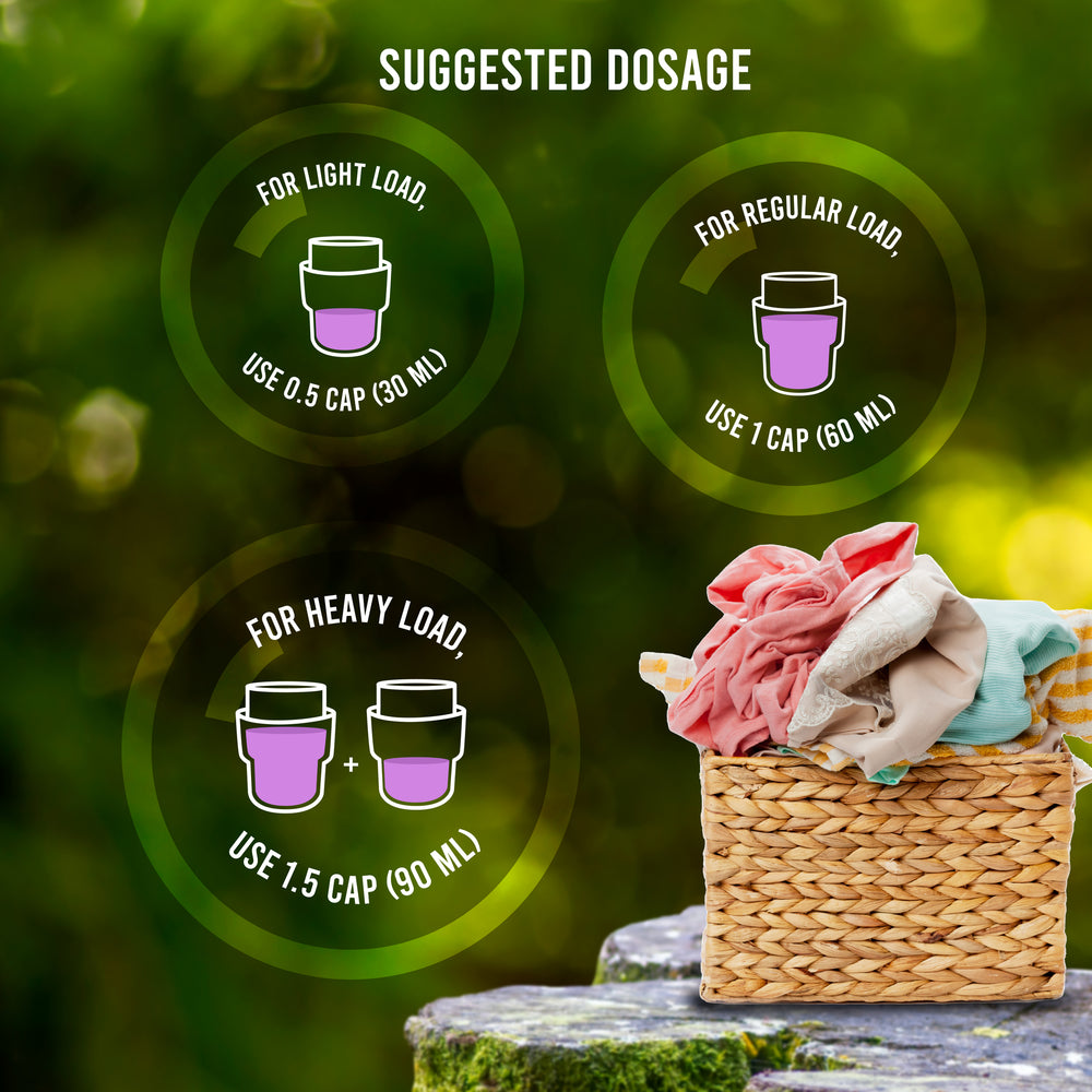 Natural Laundry Cleaner Liquid Refill, Front Load 2000 ML