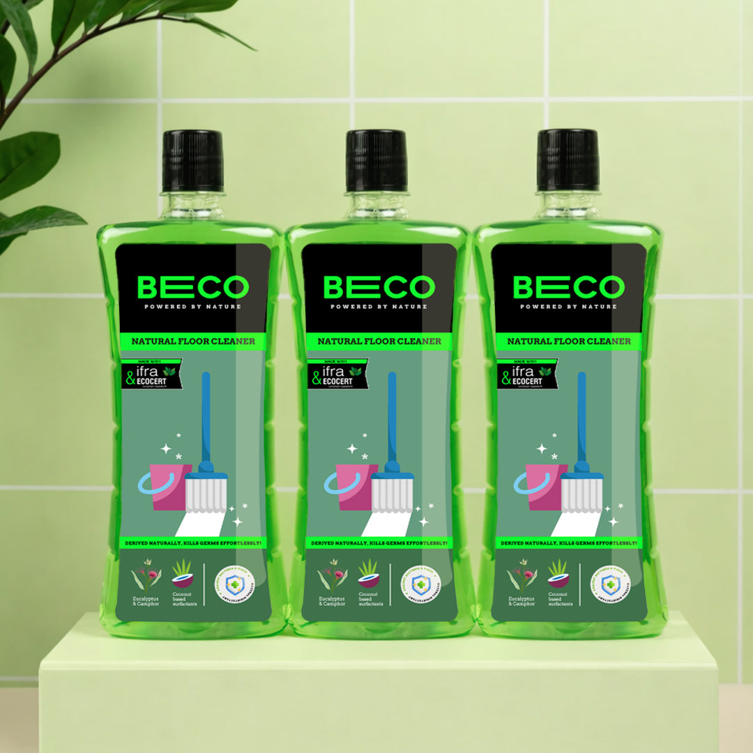 Natural Floor Cleaner Eucalyptus  1 Liter (Pack of 3)