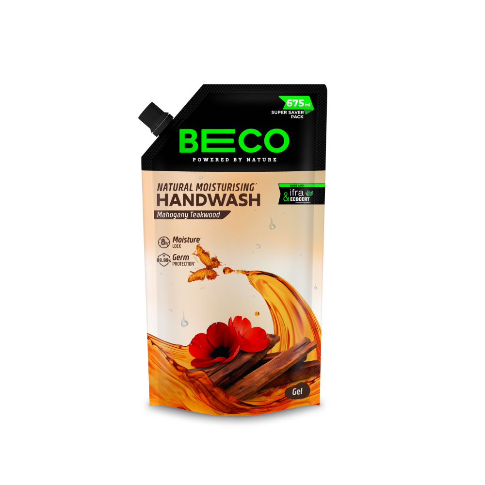 Natural Moisturising Handwash Mahogany Teakwood - 675 ml