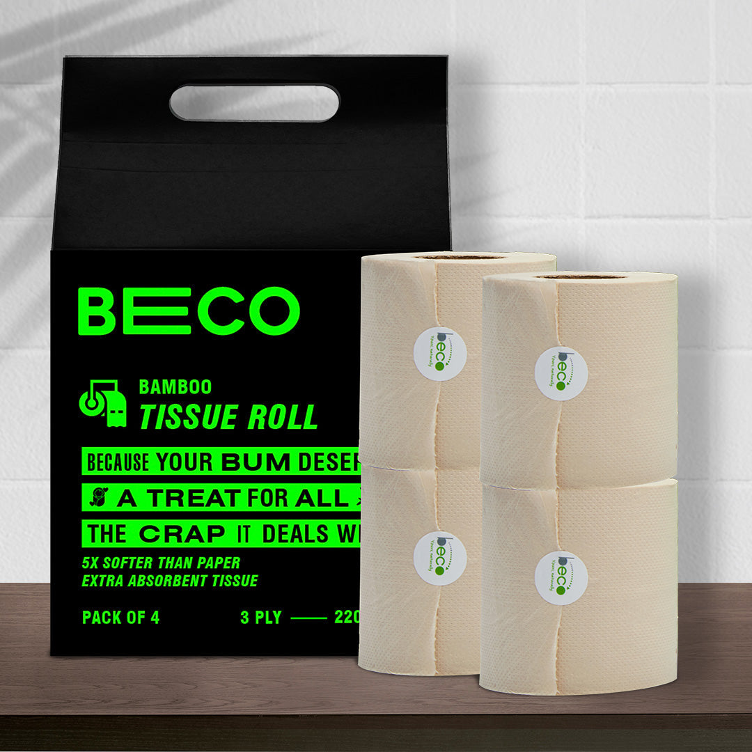 Bamboo Tissue Paper Roll - Pack Of 4 | Beco