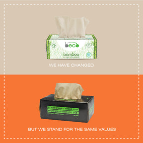 Sustainable Facial Tissues - New Product Packaging