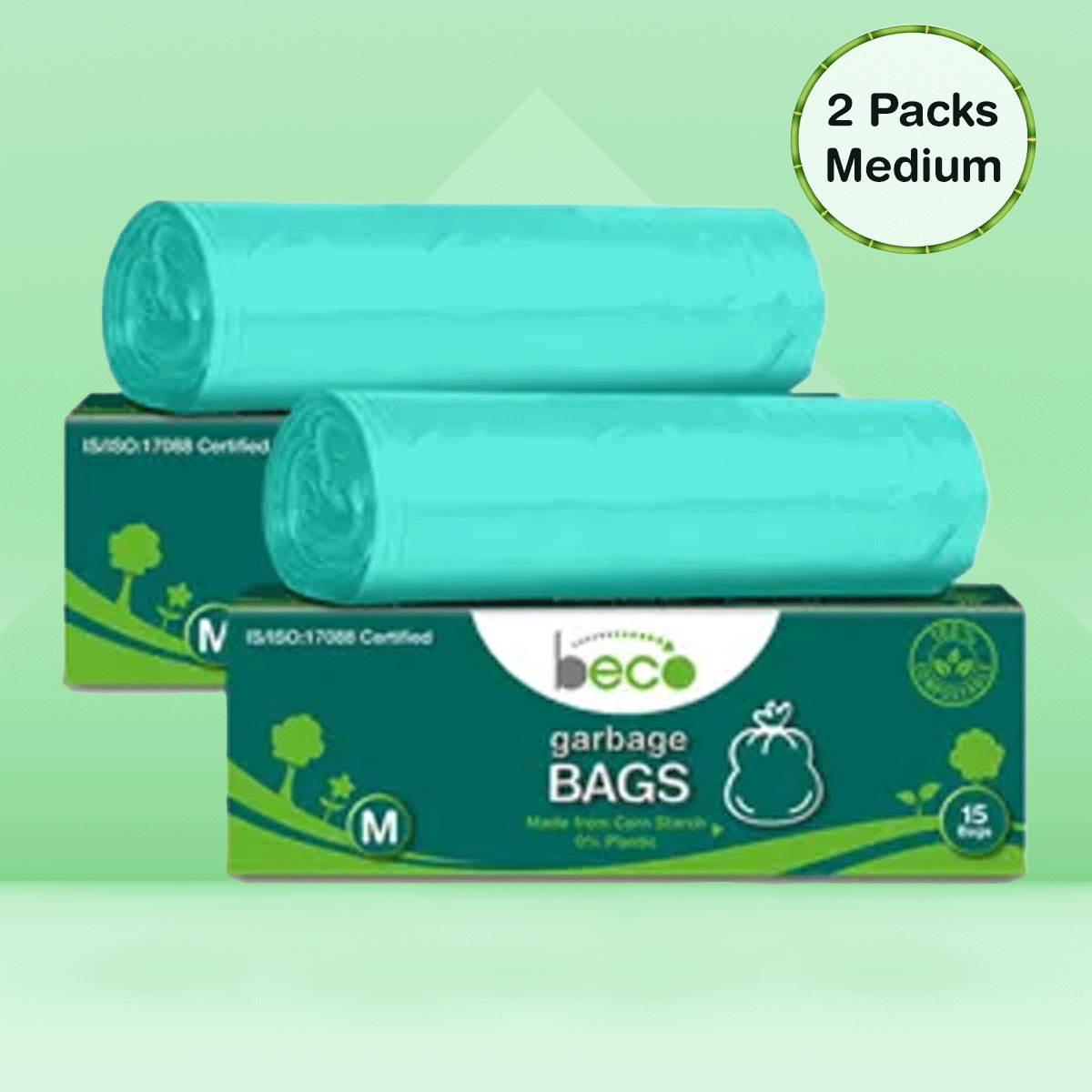 Biodegradable Garbage bags - Pack of 2