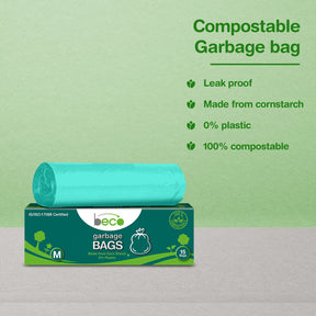 100% Compostable Garbage Bags | Beco