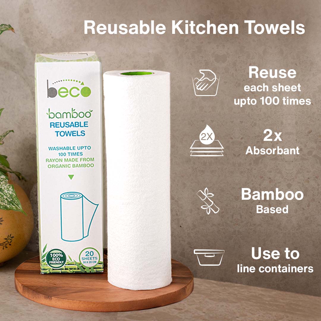 Bamboo Based Reusable Kitchen Towel