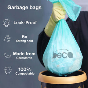 100% Compostable Garbage Bags Roll