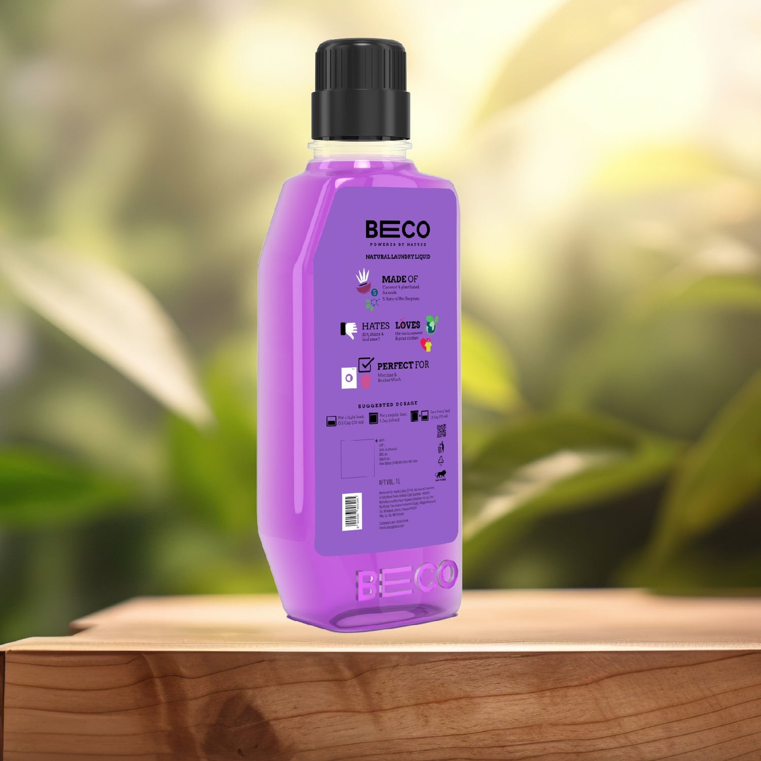 Natural Laundry Cleaner Liquid Front Load 960 ml