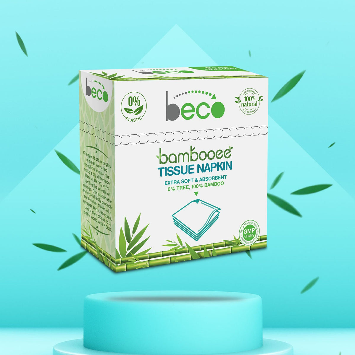 Bamboo Tissue Paper Napkin - 50 Pieces | Beco