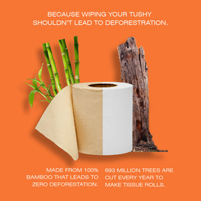 Eco-friendly Toilet Roll - Made of 100% Bamboo | Beco