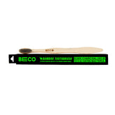 Bamboo Toothbrush with Activated Charcoal Bristles - Single
