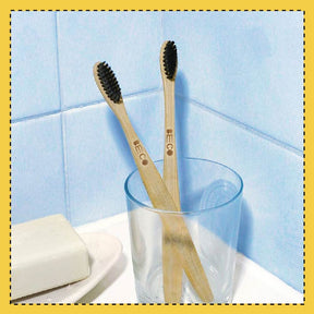 Bamboo Toothbrush Pack of 2