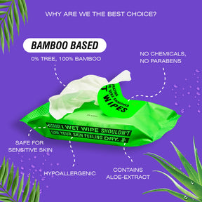 Bamboo Aloe infused Wet Wipes