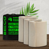 Bamboo Tissue Roll, Pack of 3, 160 pulls per roll